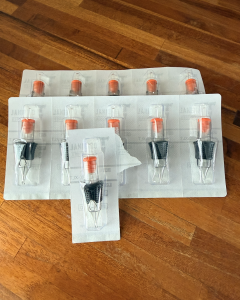 11 ORIGINAL TRAVEL TATTOO NEEDLES 9RL 0.25