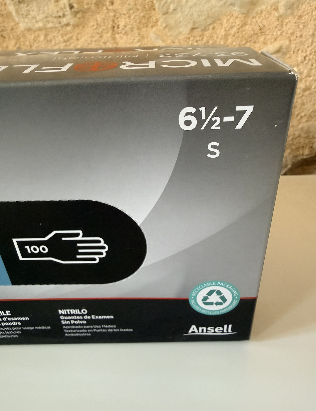 2 x boites Gants nitrile Taille S