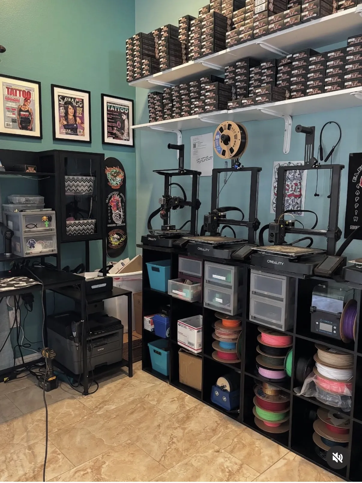 3D printing workshop for Electric Soul machines in Lancaster, California