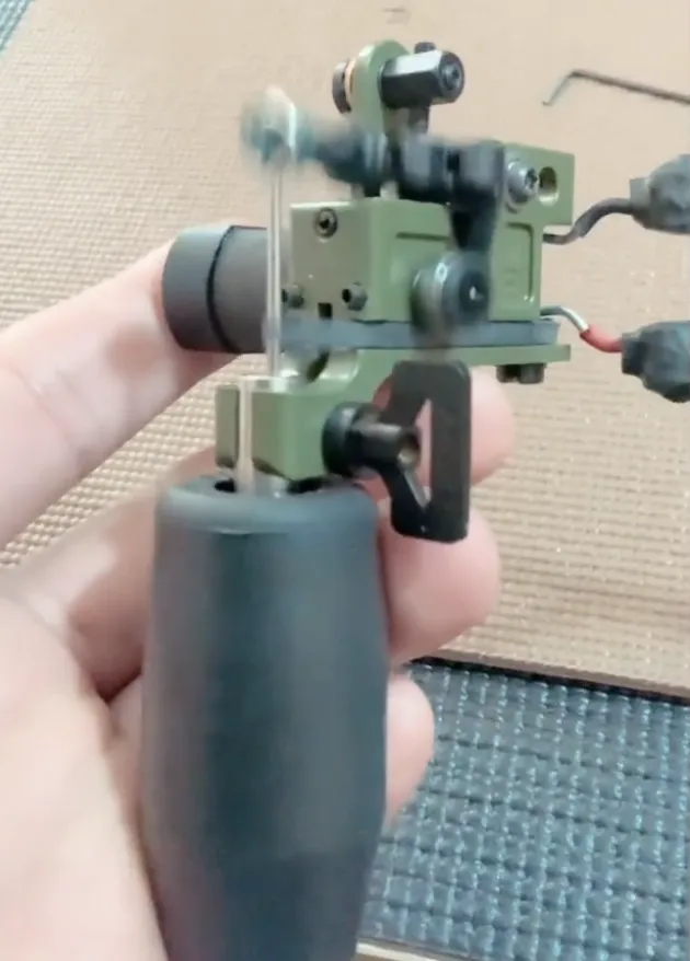 Testing an MPP tattoo machine