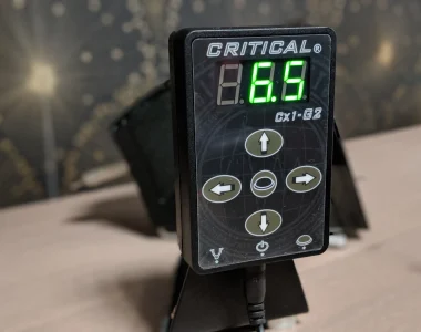Critical power supply for tattoo machine