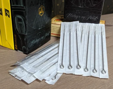 New and sealed tattoo needles