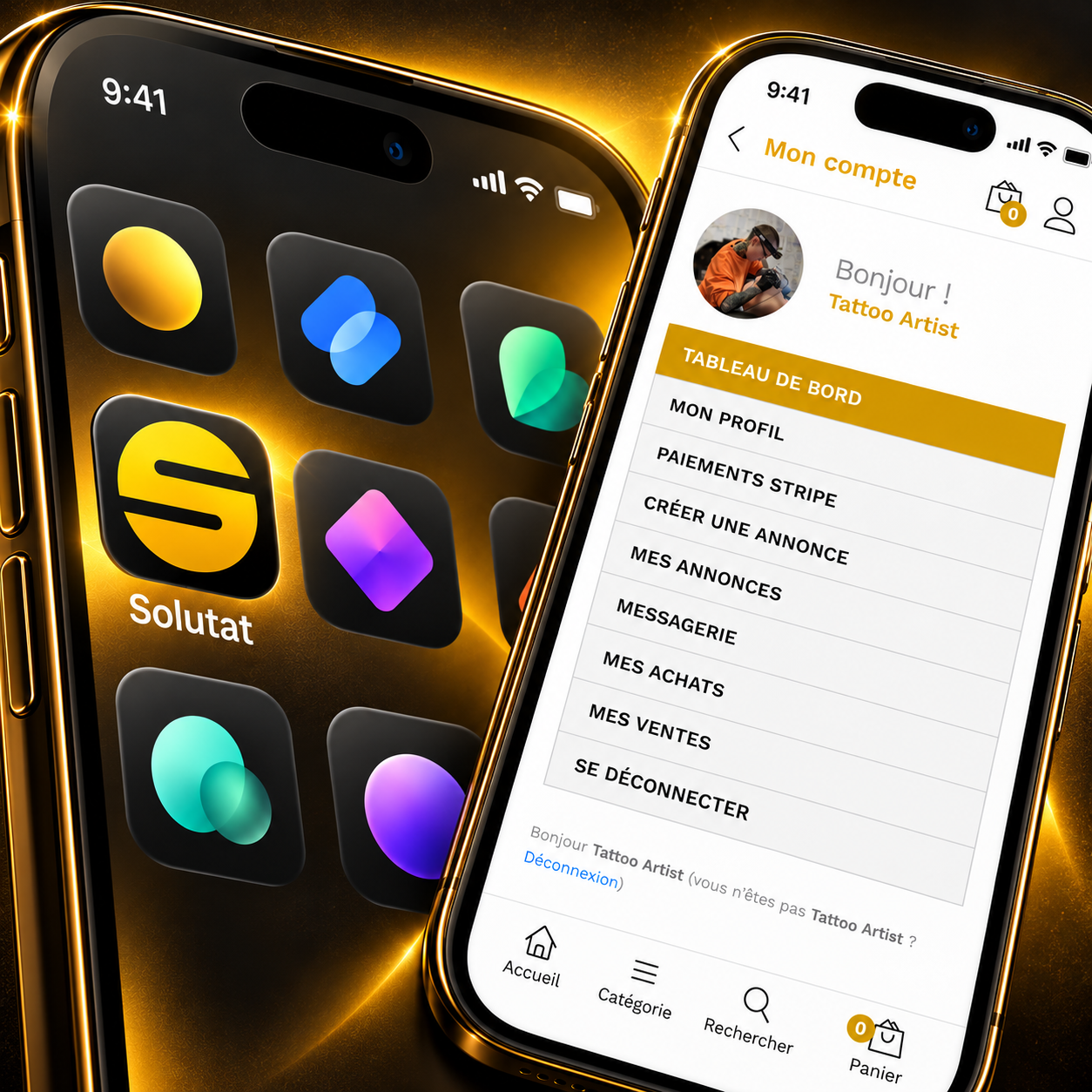Icon Solutat on a phone's home screen